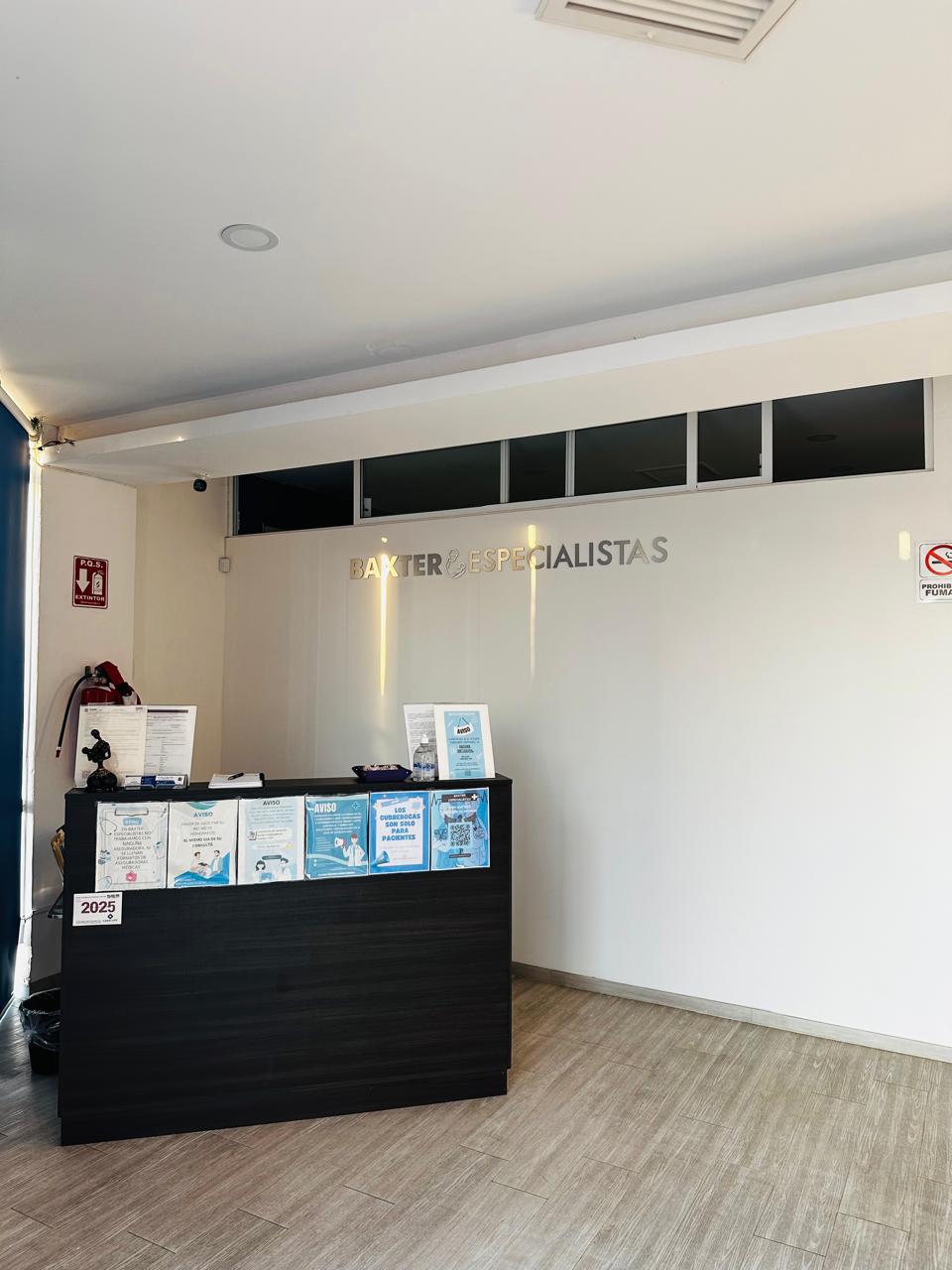 Consultorio preparado para atender a bebés y niños